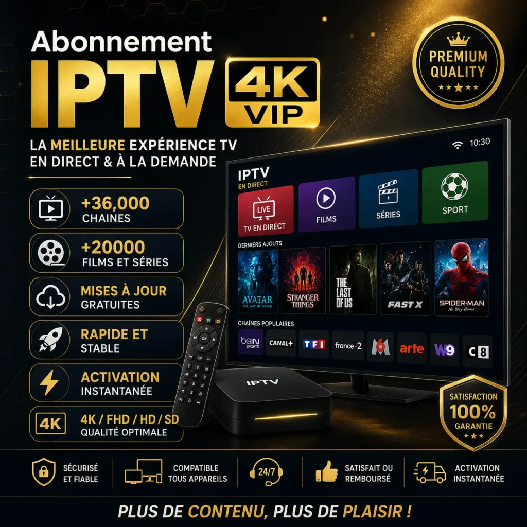 abonnement iptv 4k